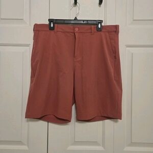 Mizzen And Main Mens Helmsman Short Slim In Red Clay Size 36